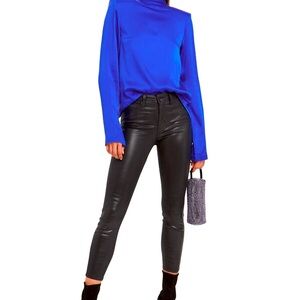 🔥 L’AGENCE Lambskin Leather Skinny Pants –Size 27 ‼️RETAIL PRICE $995‼️